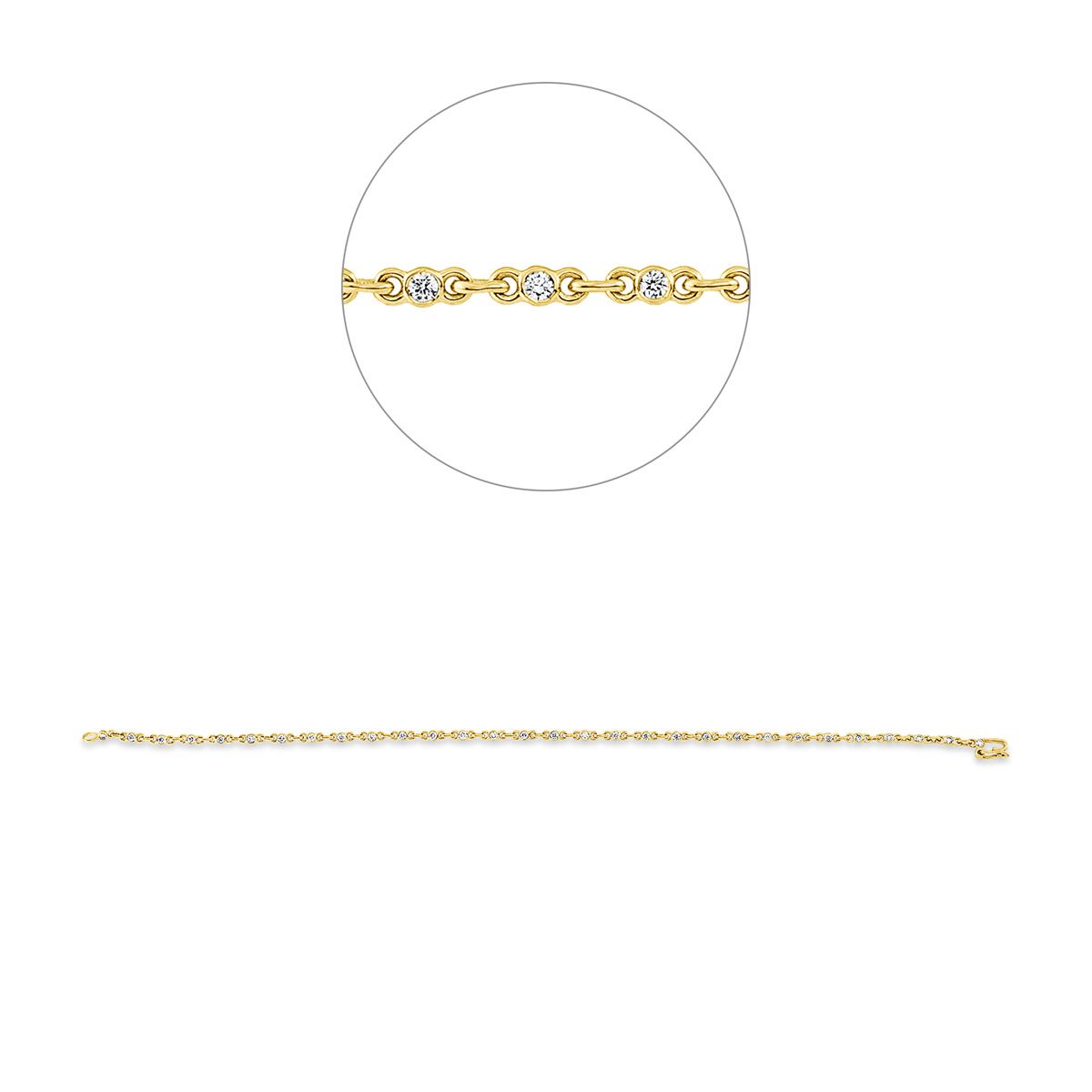 Armband Zarge 18 kt GG