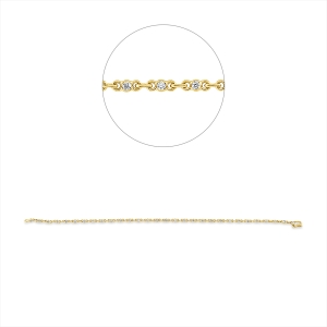 Armband Zarge 18 kt GG