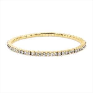 Armband 4er-Krappe 18 kt GG, Flex-Band, variabel