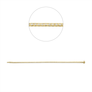 Tennisarmband  18kt Gelbgold mit 0,47ct Diamanten