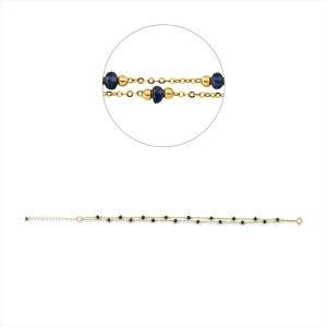 Armband 18 kt GG, mit ZÖ 18 cm