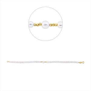 Armband  18kt Gelbgold mit 0,00ct Diamanten