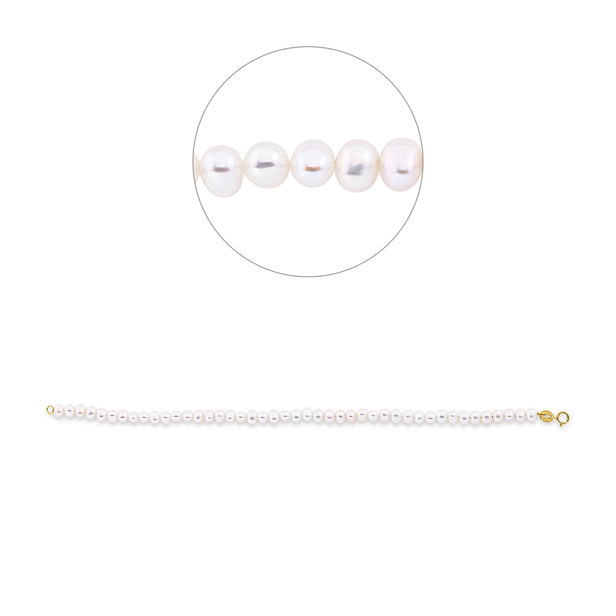 Armband  18kt Gelbgold mit 0,00ct Diamanten