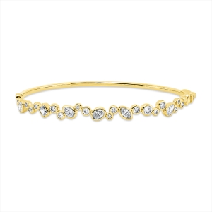 Armreif Zarge 18kt Gelbgold mit 1,50ct Diamanten