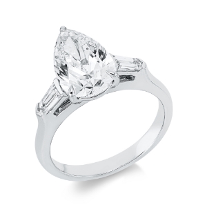 Bild von Diamant Verlobungsring Tropfen-Schliff