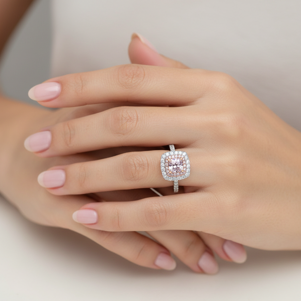 Farbiger Diamantschmuck