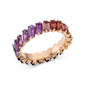 Ring 2er-Krappe 18 kt RG