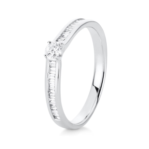 Ring 4er-Krappe 18 kt WG