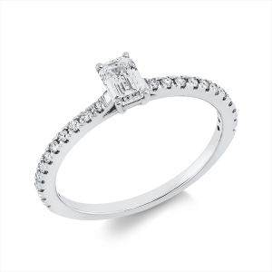 Ring 4er-Krappe 18 kt GG