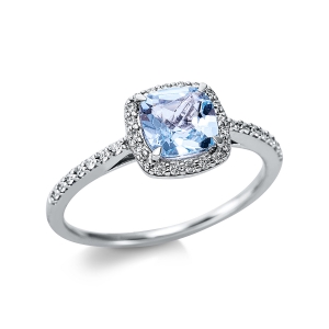 Ring 4er-Krappe 18 kt WG