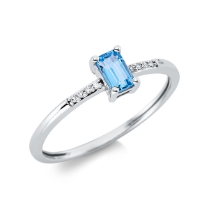 Ring 4er-Krappe 18 kt WG