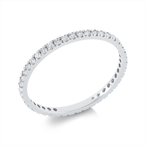 Infinity Memoire Ring  18kt Weißgold mit 0,34ct Diamanten