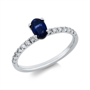 Ring 4er-Krappe 14 kt WG