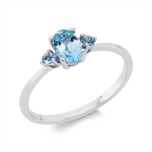 Ring 4er-Krappe 18 kt WG