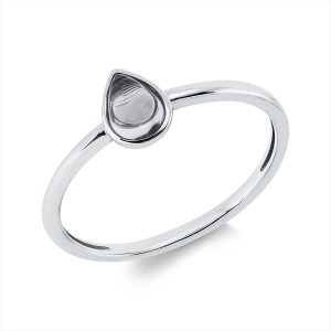 Ring 18 kt WG Tropfen