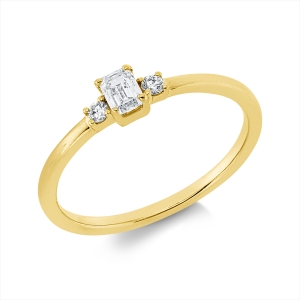 Ring 4er-Krappe 18 kt GG