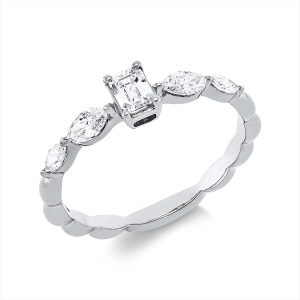 Solitaire Ring  18kt Gelbgold mit 0,60ct Diamanten