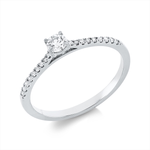 Ring 4er-Krappe 18 kt GG