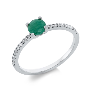 Ring 4er-Krappe 18 kt GG