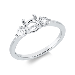 Ring 4er-Krappe 18 kt WG