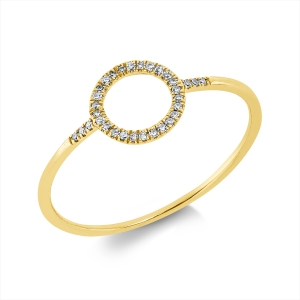 Ring 18 kt GG Kreis