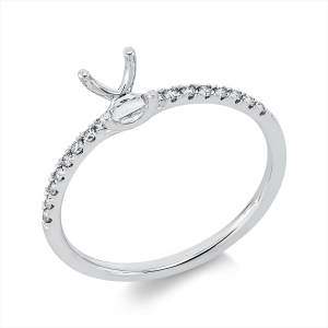 Ring 4er-Krappe 18 kt WG