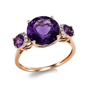 Ring 4er-Krappe 18 kt RG