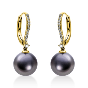 Ohrschmuck  18kt Gelbgold mit 0,16ct Diamanten