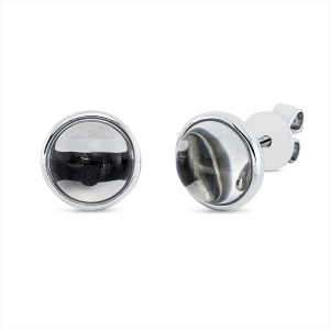 Ohrstecker Zarge 18 kt WG