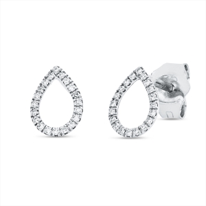 Creolen 18 kt WG Tropfen