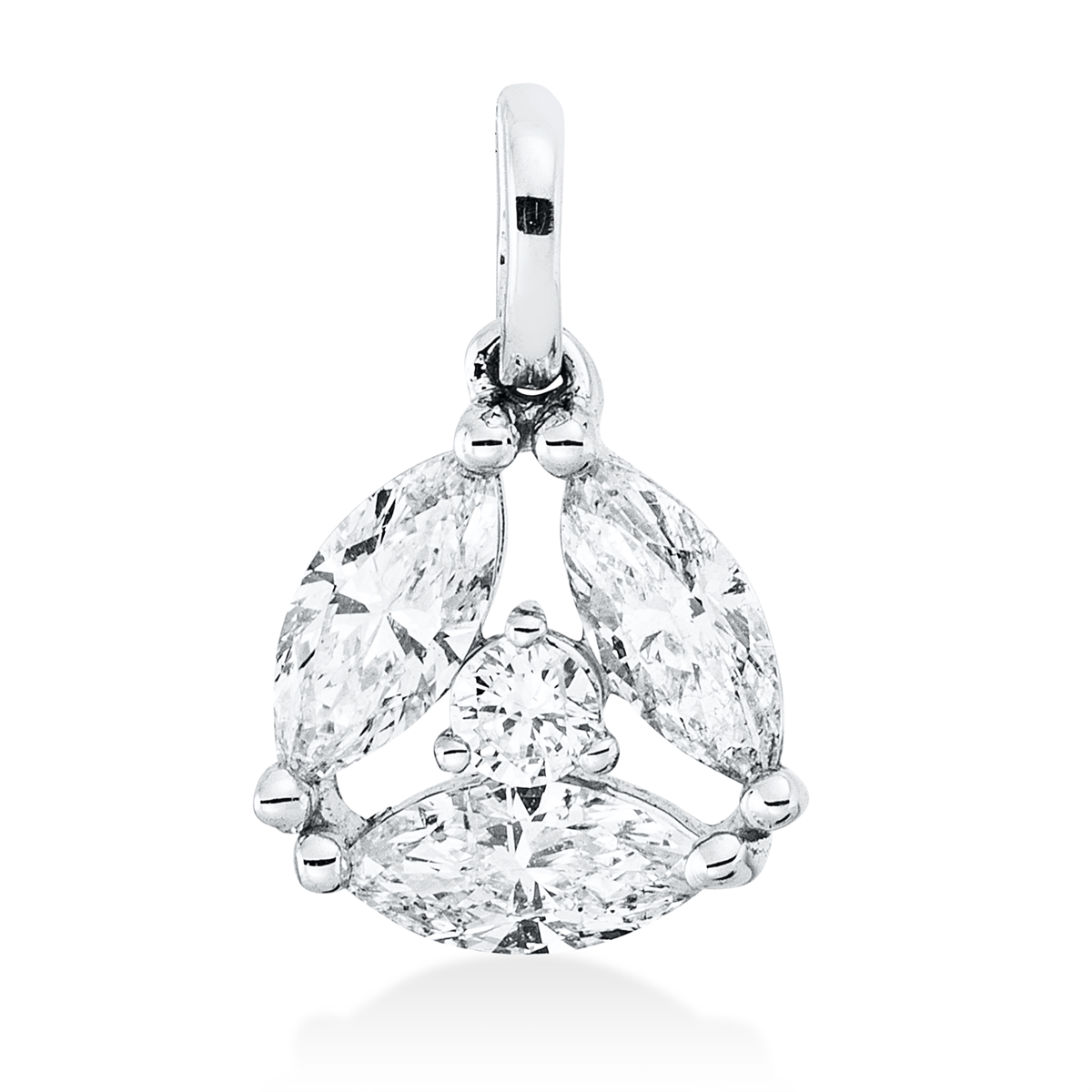 Anhänger 18 kt WG, mit Öse