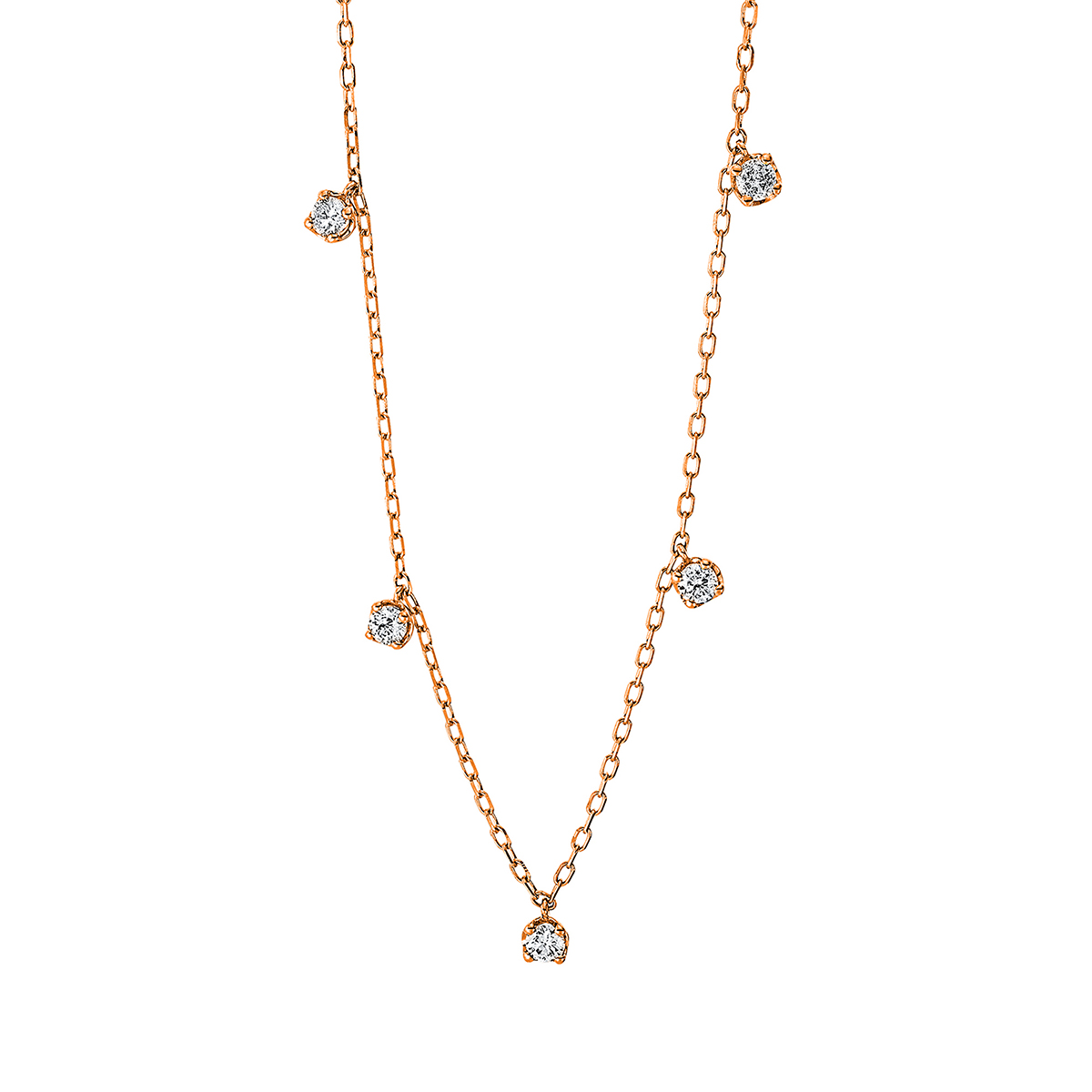Collier 18 kt RG