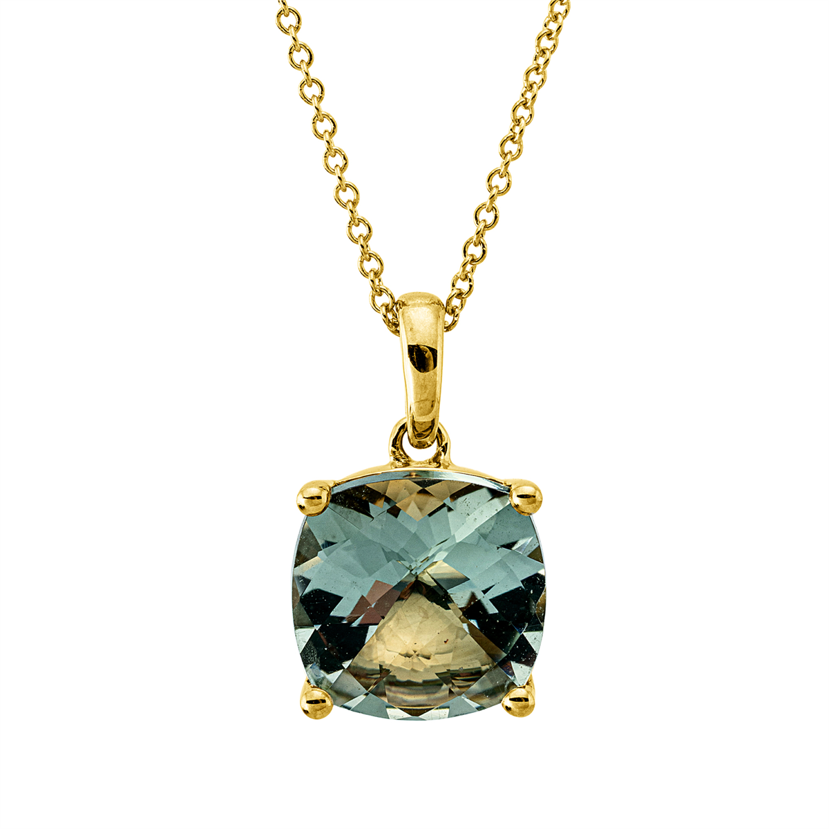 Collier 18 kt GG, mit Öse