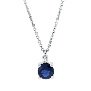 Collier 18 kt WG, mit Öse