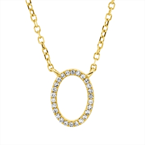 Collier 18 kt GG Oval, mit ZÖ 40 cm, 42cm