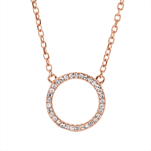 Collier 18 kt GG Kreis, mit ZÖ 40 cm, 42cm