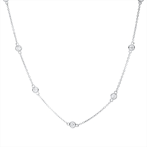 Collier Zarge 18 kt GG, mit ZÖ 42 cm, 43,5 cm