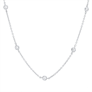 Collier 18 kt GG, mit ZÖ 42 cm, 43,5 cm