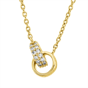 Collier 18 kt GG, mit ZÖ 40 cm + 42,5 cm
