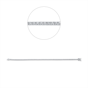 Tennisarmband  18kt Rotgold mit 1,31ct Diamanten