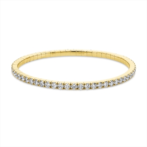 Armband 4er-Krappe 18 kt GG, Flex-Band, variabel