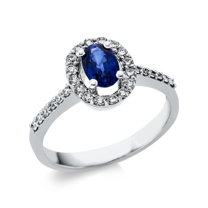 Ring 4er-Krappe 18 kt WG