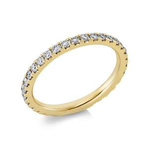 Infinity Memoire Ring  14kt Gelbgold mit 0,64ct Diamanten