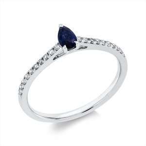 Ring 3er-Krappe 18 kt WG