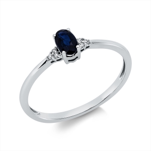 Ring 4er-Krappe 18 kt WG