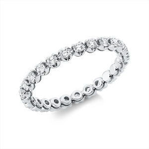 Infinity Memoire Ring  18kt Weißgold mit 0,66ct Diamanten