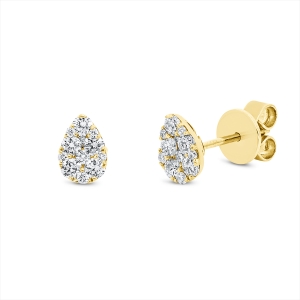 Ohrstecker 18 kt GG Tropfen