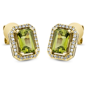 Ohrstecker 4er-Krappe 18 kt GG