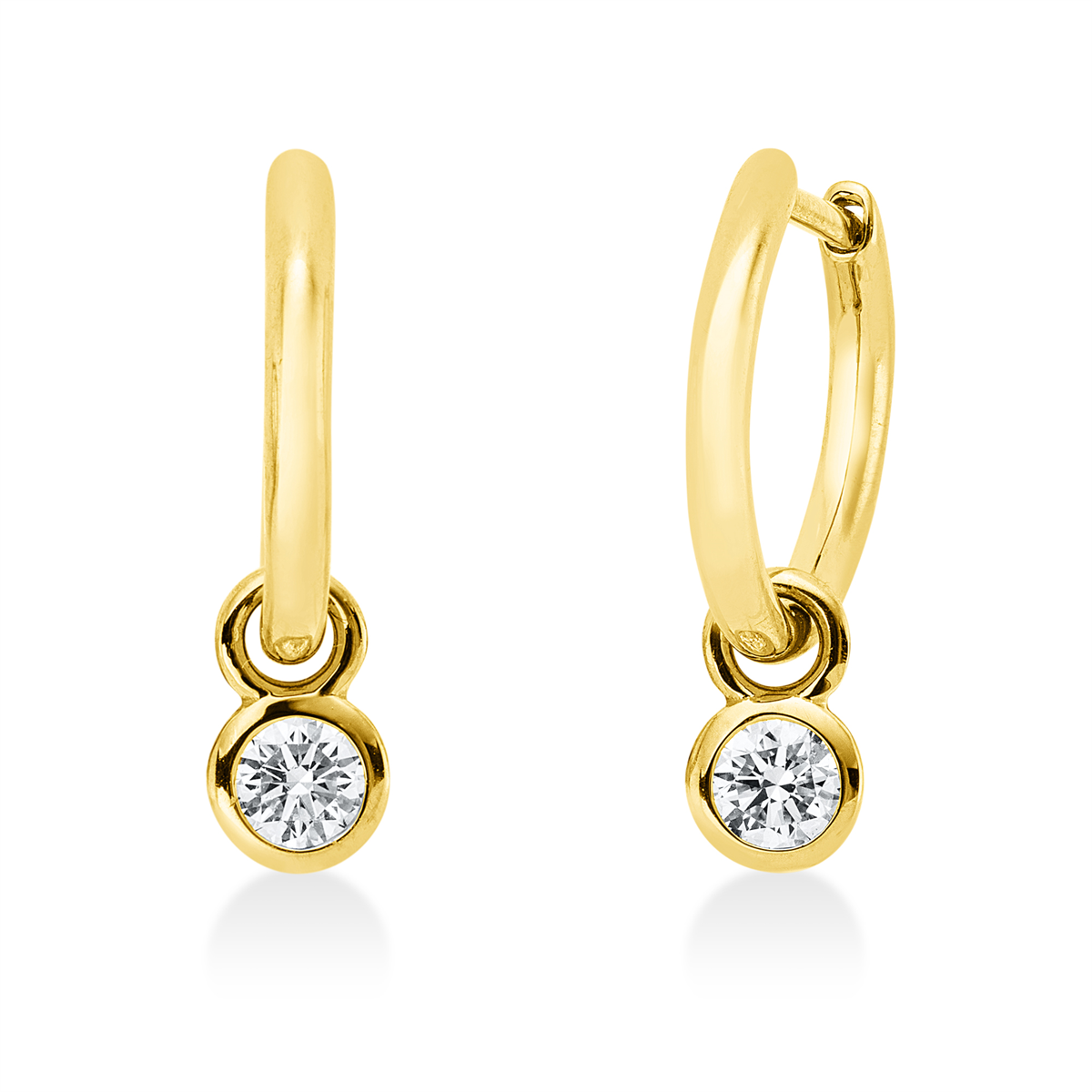 Creolen Zarge 18 kt GG