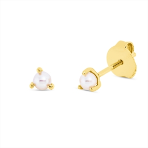 Ohrstecker 3er-Krappe 18kt Gelbgold mit 0,00ct Diamanten